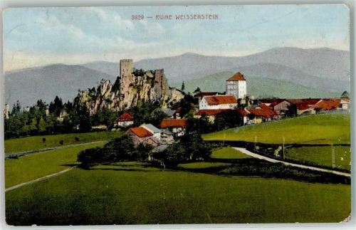 Waldershof 1916 Ruine Weißenstein