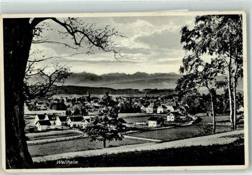 Weilheim WK II Stempel Kirche