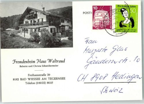 Bad Wiessee Fremdenheim Haus Waltraud Freihausstraße 29