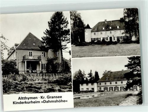 Altthymen Kinderkurheim Dahmshöhe