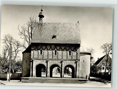 Lorsch Torhalle einziger Überrest des in der Gegenwart Kaiser des Großen geweihten Klosters