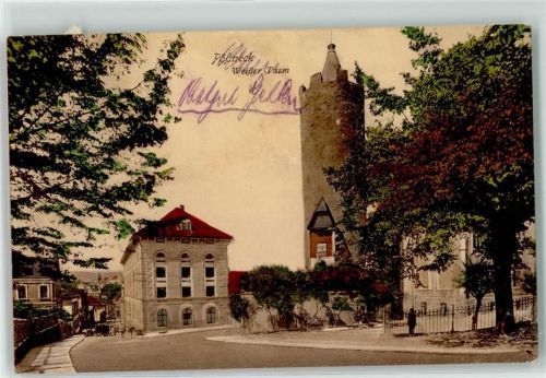 07381 O6840 Pößneck 1914 - Weißer Turm