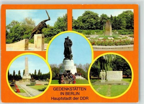Treptow Gedenkstätten in Berlin Hauptstadt der DDR