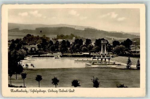 Marktredwitz Ludwig Siebert Bad Fichtelgebirge Schwimmbad Sprungturm