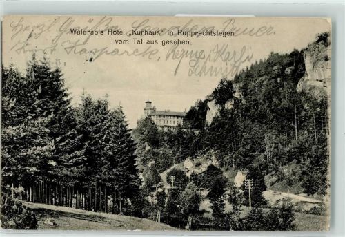 91235 W8564 Rupprechtstegen 1911 - Waldrab`s Hotel Kurhaus