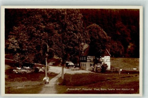 01773 O8242 Kipsdorf - Gasthaus Pulvermühle Pöbeltal