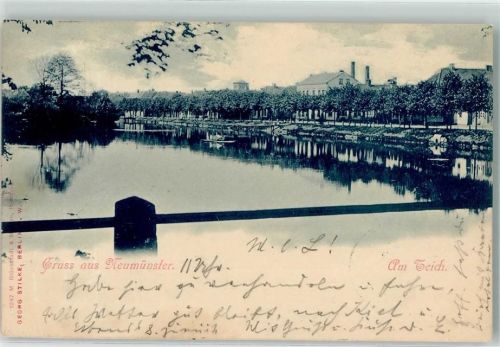 Neumünster 1899 am Teich