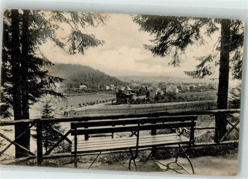Ilmenau Blick von der Preller Promenade Bank