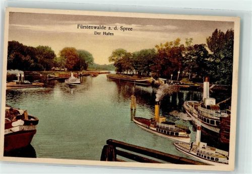 Fürstenwalde Hafen Dampfer