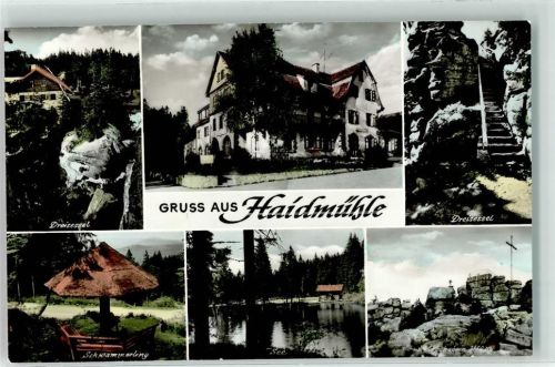 94145 W8391 Haidmühle , Niederbay - Gasthaus Strohmeier Dreisessel Schwammerling Hochstein Gipfelkreuz