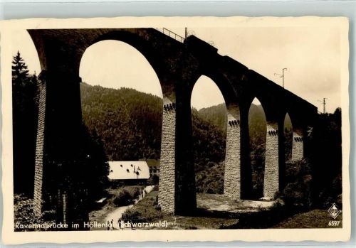Höllental - Ravennabrücke Stempel WK II