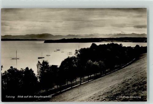 Tutzing Blick auf den Karpfenwinkel
