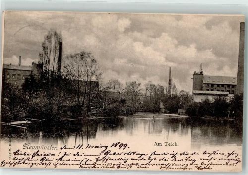 Neumünster 1899 am Teich