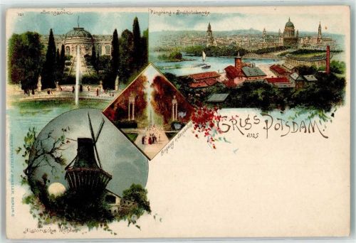 Potsdam Sanssouci Bräuheusberge historische Mühle