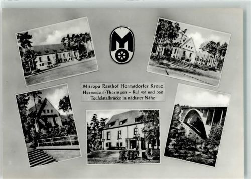 Hermsdorf Mitropa Rasthof Gasthaus Teufelstalbrücke
