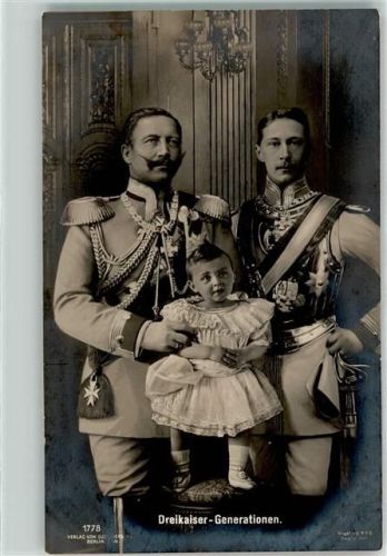 Dreikaiser Generation Kronprinz Wilhelm und Prinz Wilhelm Friedrich