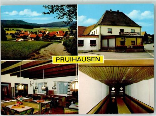 Pruihausen Gasthaus Jägerheim Kegelbahn