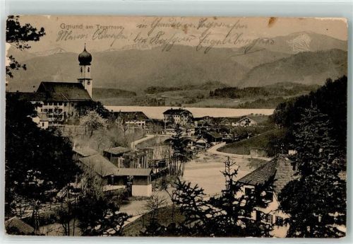 Gmund 1912 Pfarrkirche St. Ägidius Tegernsee