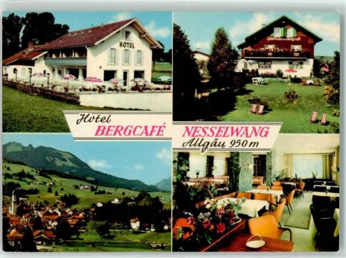 Nesselwang Hotel-Cafe Nesselwang Gastraum Garten Terrasse