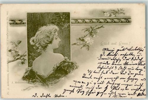 1899 sign. J. Mukarovsky Verlag Ackermann Nr. 261