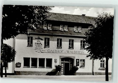 95163 W8687 Weißenstadt - Gasthaus zum Waldstein Emailleschild ADAC
