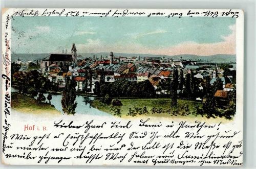 Hof 1906 Kirche Turm