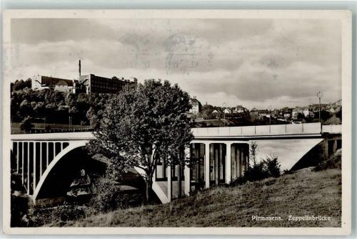 Pirmasens Zeppelinbrücke WK II Stempel