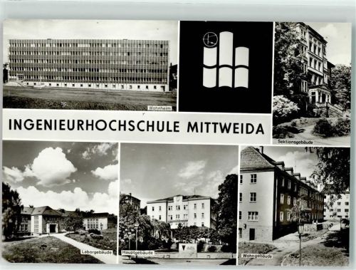 Mittweida Ingenieurhochschule Laborgebäude Hauptgebäude Wohngebäude Sektionsgebäude