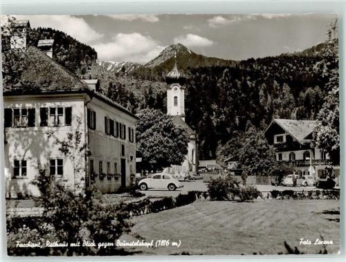 Farchant Rathaus VW Käfer Pfarrkirche St. Andreas