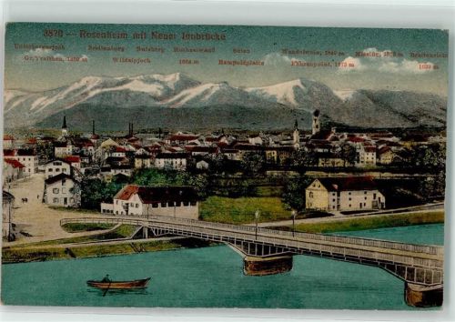 Rosenheim mit Neuer Innbrüche