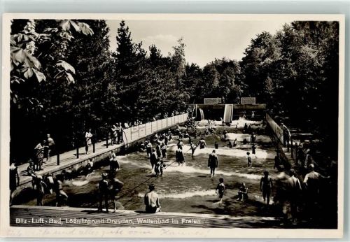01468 O8101 Lößnitzgrund - Blitz-Luft-Bad Wellenbad im Freien