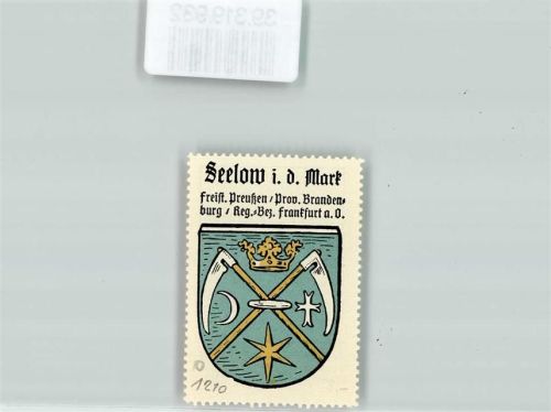 Seelow Wappen Sensen Kaffee Hag Nr.53
