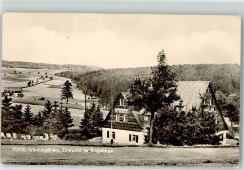 01773 O8231 Zinnwald-Georgenfeld Foto AK FDGB Erholungsheim