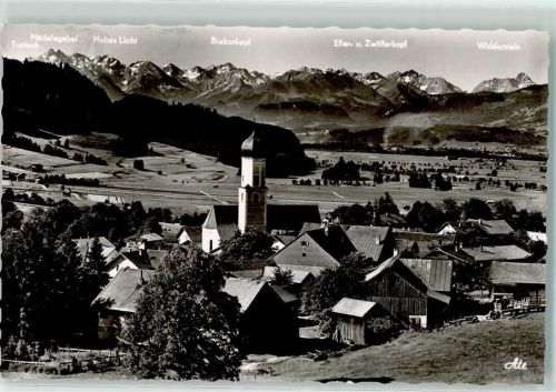 Rettenberg Oberstdorfer und Walsertaler Bergen Pfarrkirche St. Stephan