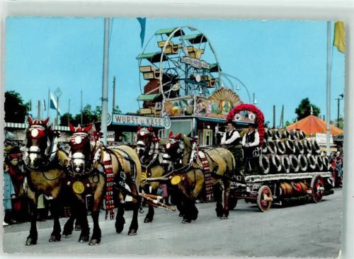 München Wiesn , Festgespann , Brauereigespann , Bier