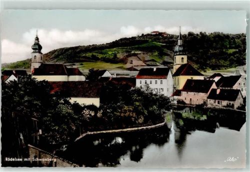97348 W8711 Rödelsee - Ev. und Kath. Kirchen St. Bartholomäus