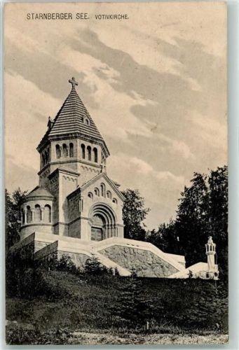 Berg 1907 Votivkirche am Starnberger See