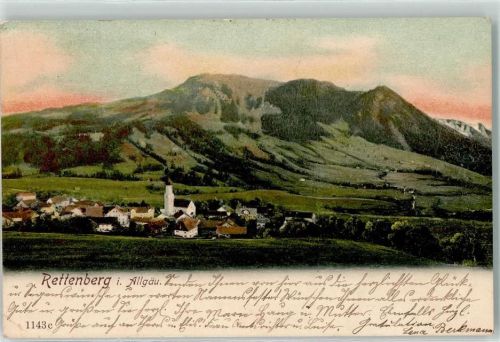 Rettenberg 1905 Lithographie
