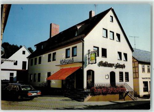 Gößweinstein Gasthaus-Metzgerei Goldener Hirsch Wegweiser Jugendherberge
