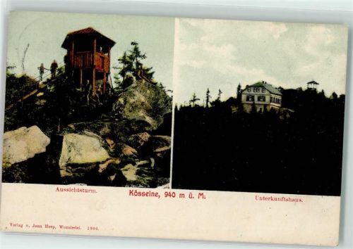 Kösseinehaus Unterkunftshaus Aussichtsturm