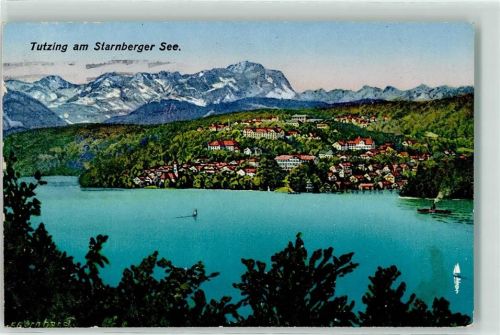 Tutzing Starnberger See sign. Egernhard