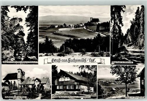 Fuchsmühl Burgruine Weißenstein Wallfahrtskirche Kloster Marktredwitzer-Haus