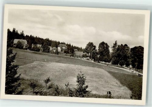 Oberbärenburg Blick zum FDGB Erholungsheim Neues Leben
