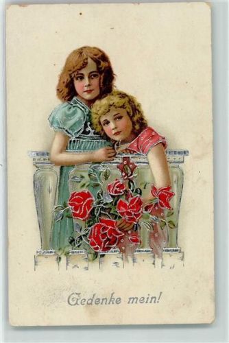 1916 Kinder Gednke mein - Silberdruck