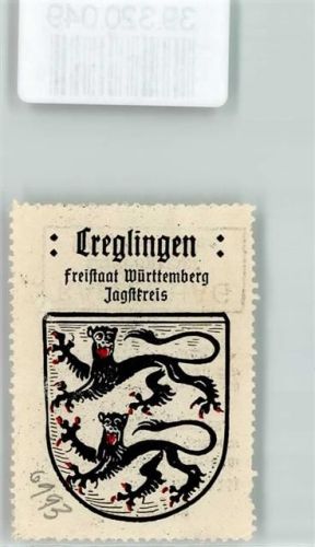 Creglingen Wappen Kaffee Hag