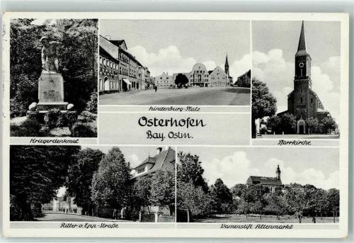 Osterhofen Hindenburgplatz WK II