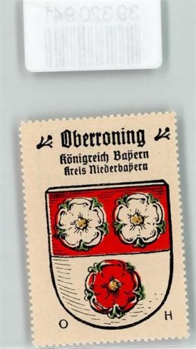 Oberroning Wappen Kaffee Hag Nr. 441 ca. 1920-1940 Rosen