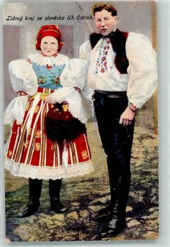 Uherské Hradiste Lidovy kroj ze Slovacka Uh. Ostroh Tracht