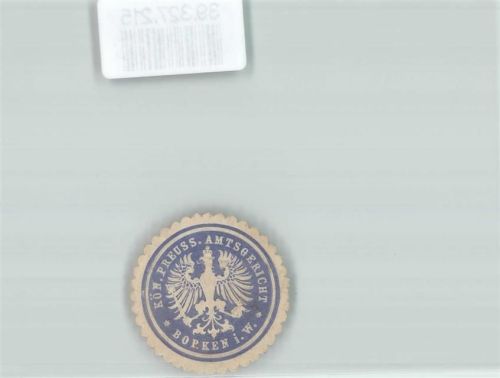 Borken Kön. Preuss. Amtsgericht Borken i.W.
