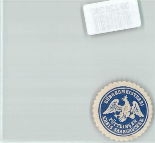 Püttlingen Postwesen Bürgermeisterei Püttlingen Kreis Saarbrücken